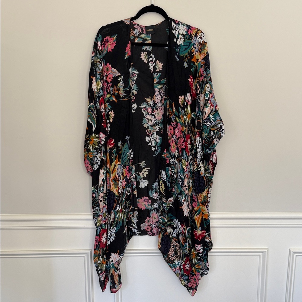 Vibrant Floral Kimono Wrap
